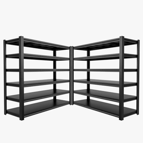 Garage Shelving Heavy Duty Storage Shelves 3000 LBS Adjustable Metal Shelving Uints and Storage for Garage