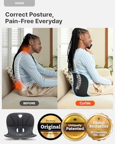 Curble Chair Teenager] Ergonomic Lower Back Chair Support