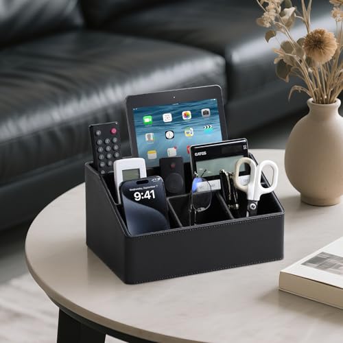 PU Leather Desk Organizer