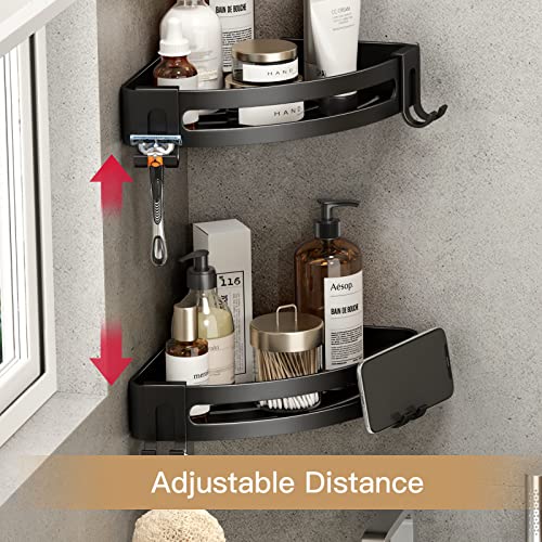 adhesive mounting shower caddy
