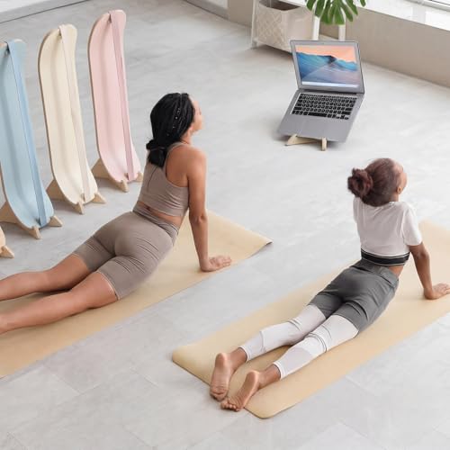 Slackline Balance Board Stand Slackline Board Display Rack Wooden Balance Training Accessories for Adult Gym Fitness Center Yoga Surfing Training
