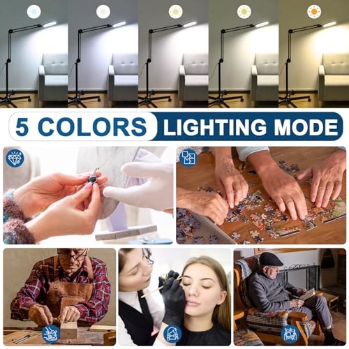 2 200 Lumens Magnifying Floor lamp