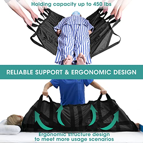 Bed Positioning Pad with Reinforced Handle
