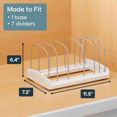 StoreMore Bakeware Rack with Tall Steel Wires
