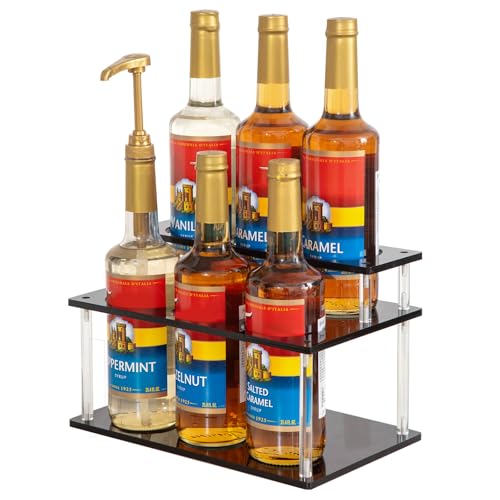 Acrylic Coffee Syrup Organizer
