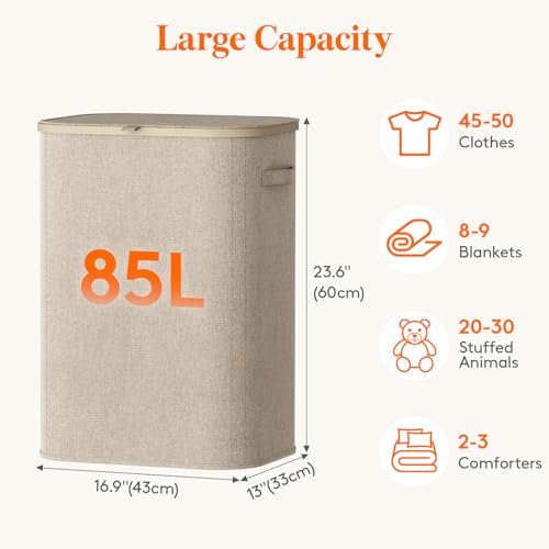 Large Laundry Hamper with Lid