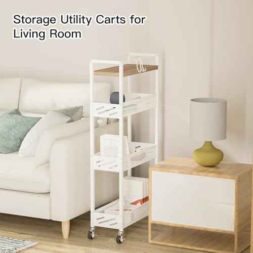 DGSNADGO Slim Rolling Storage Cart