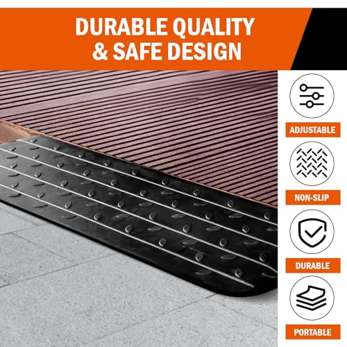 Rubber Wheelchair Threshold Ramp