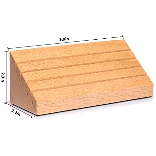 Solid Beechwood Playing Card Holders