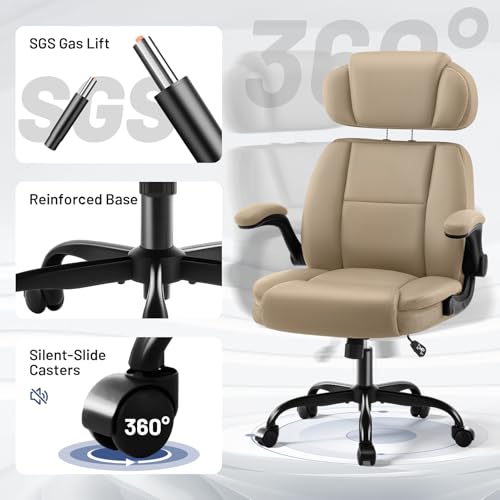 Office Chair Executive High Back Breathable Comfy Desk Chair with Lumbar Support