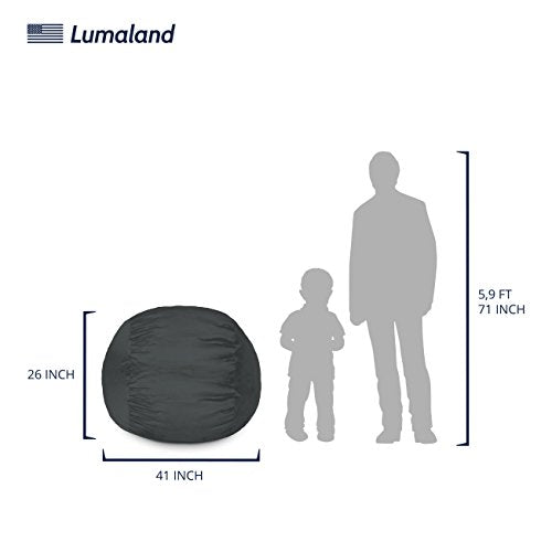Luxury Bean Bag Chair with Microsuede Cover in Different Sizes and Colours