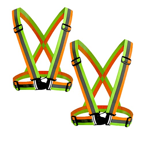 Reflective Safety Vest 2pcs