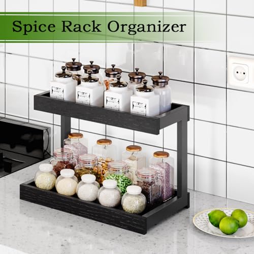 2 Tier Spice Rack Organizer for Countertop