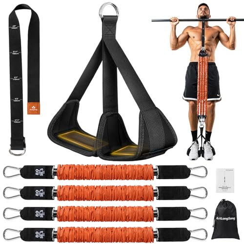 Pull Up Assistance Bands with Foot Support Pedal
