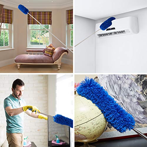 LAZYCOTTAGE Ceiling Fan Duster with Extension Pole