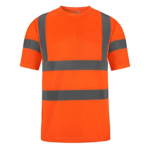High Visibility Shirts Quick Dry Safety T Shirts