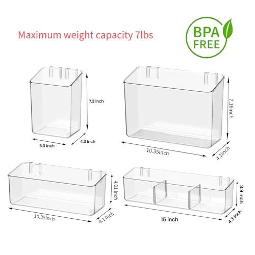 Plastic Over Cabinet Door Organizer