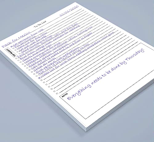 To Do List Notepads for Work