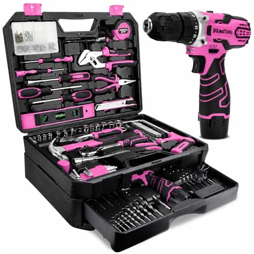 276 Piece Tool Set Kit with 12V Cordless Power Drill