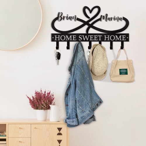 Personalized Key Holder for Wall