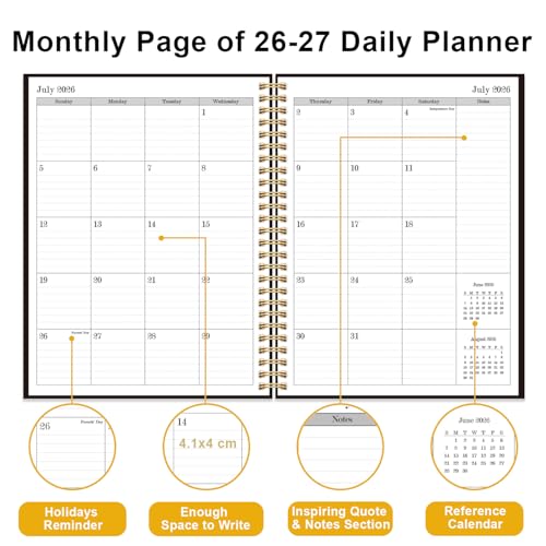 B5 Daily & Monthly Planner