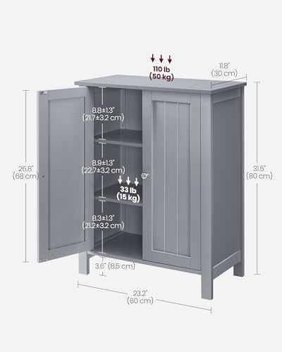 Bathroom Floor Storage Cabinet