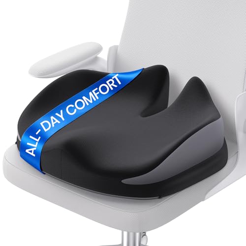 X Large Memory Seat Cushion for Office Chair Ergonomic Cushions Pad PillowFT1