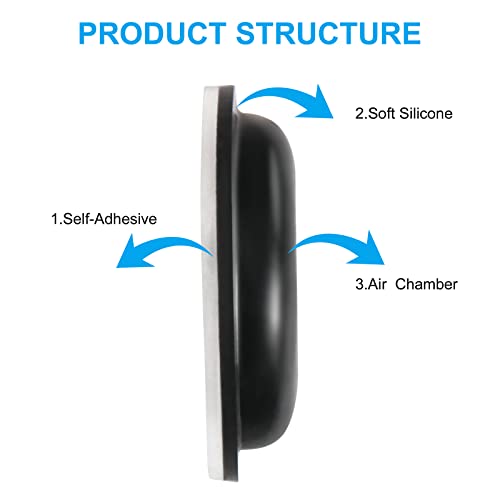 Soft Silicone Air Chamber Eyeglass Nose Pads