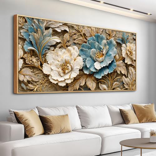 Canvas Wall Art for Living Room Large Wall Decor for Bedroom Landscape Painting of Elk Mountain Wall Pictures Office Restaurant Wall Decoration Modern Room Home Decor Wood Framed 20"X40"