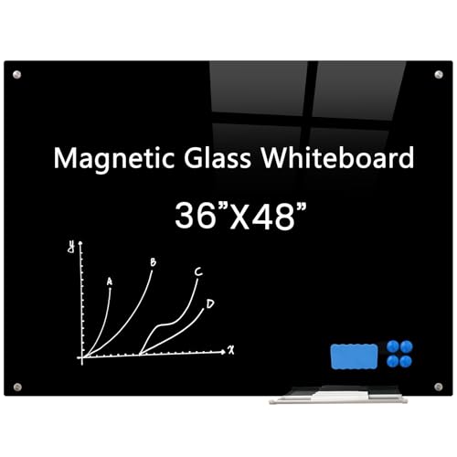 Magnetic Glass Writeboard Tempered Glass Dry Erase Boards Wall Mounted Frameless Whiteboard Bulletin Message Boards