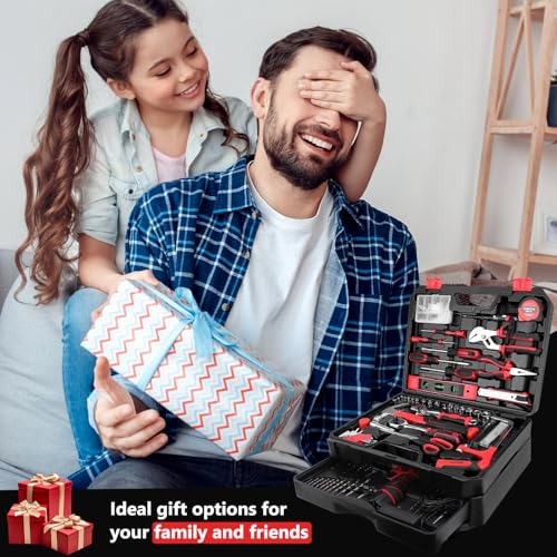 276 Piece Tool Set Kit with 12V Cordless Power Drill