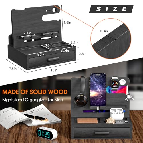 Nightstand Organizer for Men