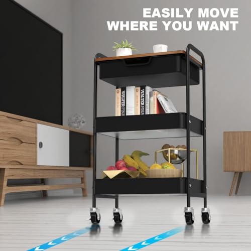 Utility Rolling Cart with Table Top