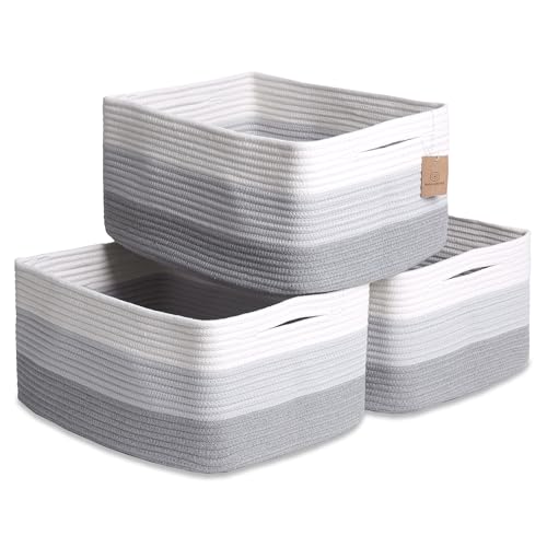 Storage Baskets 16.8" x 13" x 7.6" Bins 3