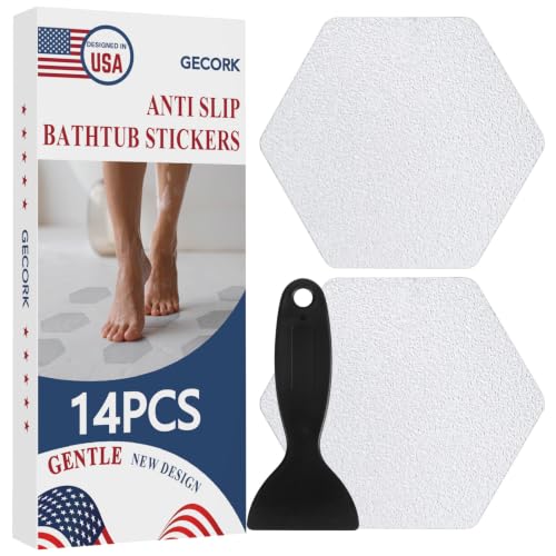 Anti Slip Shower Stickers with Scraper