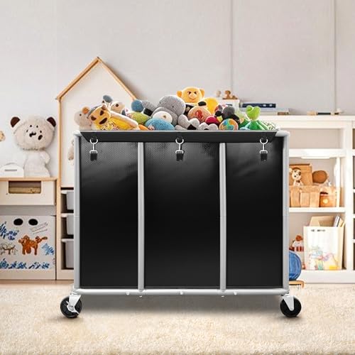 Commercial Laundry Cart with Wheels