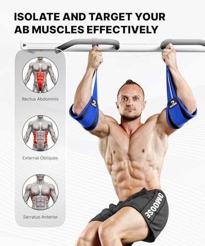 Hanging Ab Straps for Pull Up Bar & Core Strength Training