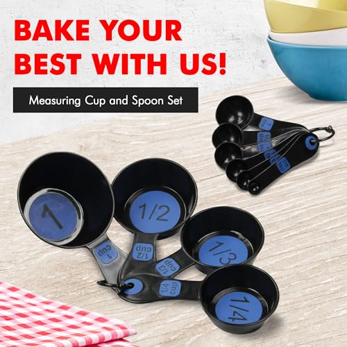 Easy to Read Plastic Measuring Cup Set