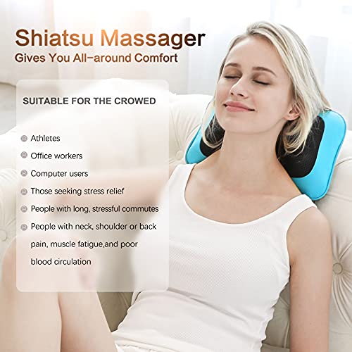 Electric Shiatsu Back Massager with Heat