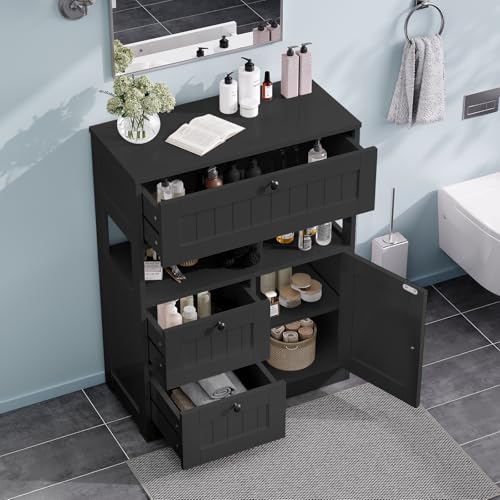 Modern Bathroom Floor Storage Cabinet