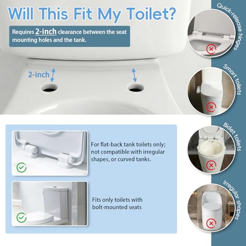 Toilet Safety Rail for Seniors Supports 350lbs
