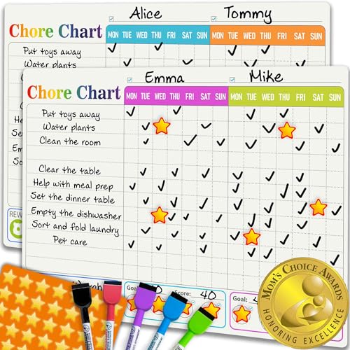Magnetic Chore Chart for Kids