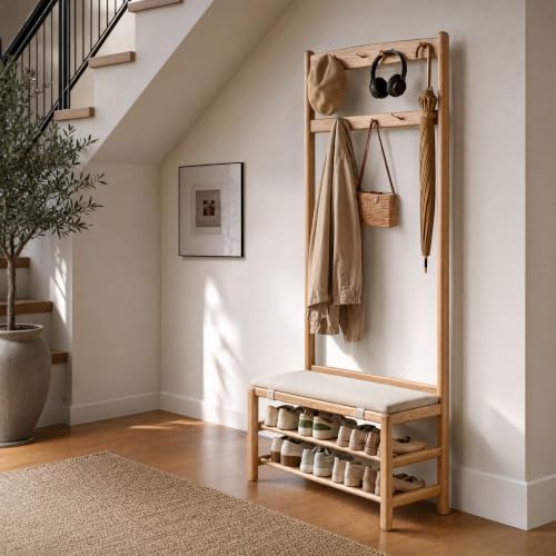 Oak Coat Rack