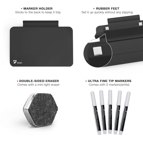 Mini Desktop Pure Glass Whiteboard