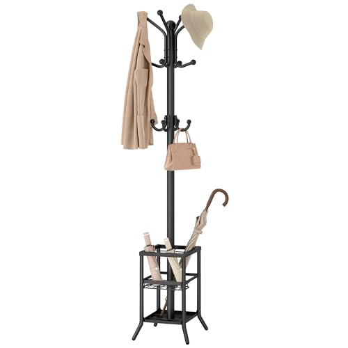 Coat Rack Stand with Umbrella Holder