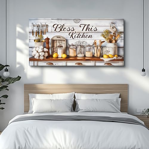 Wall Decor For Living Room Canvas Wall Art For Bedroom Office Print Artwork White Ink