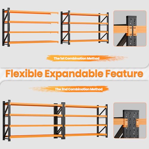 Heavy Duty Metal Garage Shelving Units Adjustable Storage Shelf