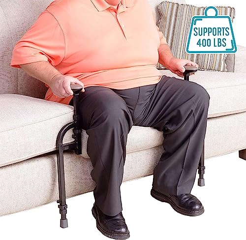 EZ Stand-N-Go, Adjustable Standing Mobility Aid, Chair Assist Grab Bars