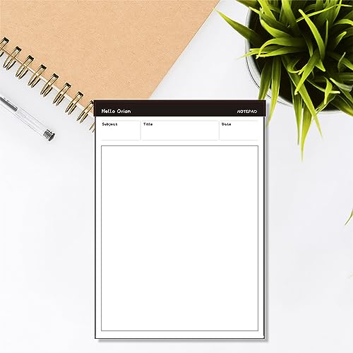 Meeting Note Notebook Planner Sticky Notes Meeting Business Work Planning Daily Planner Tear Off