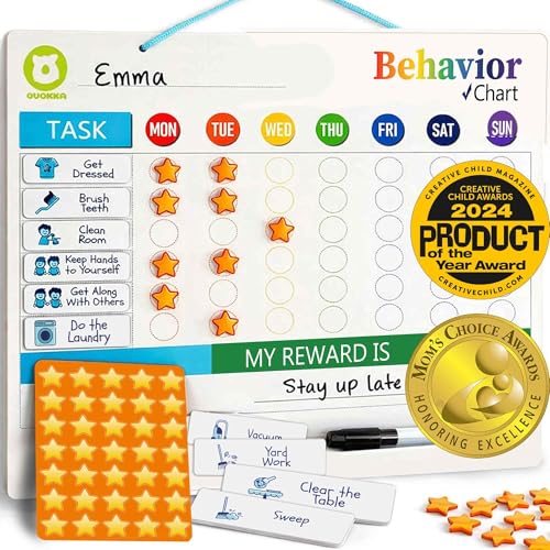 Magnetic Chore Chart for Kids